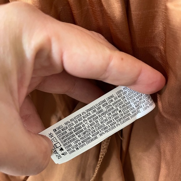 NWT Forever 21 Rust Orange Bronze Forever 21 maxi dress - Picture 6 of 6